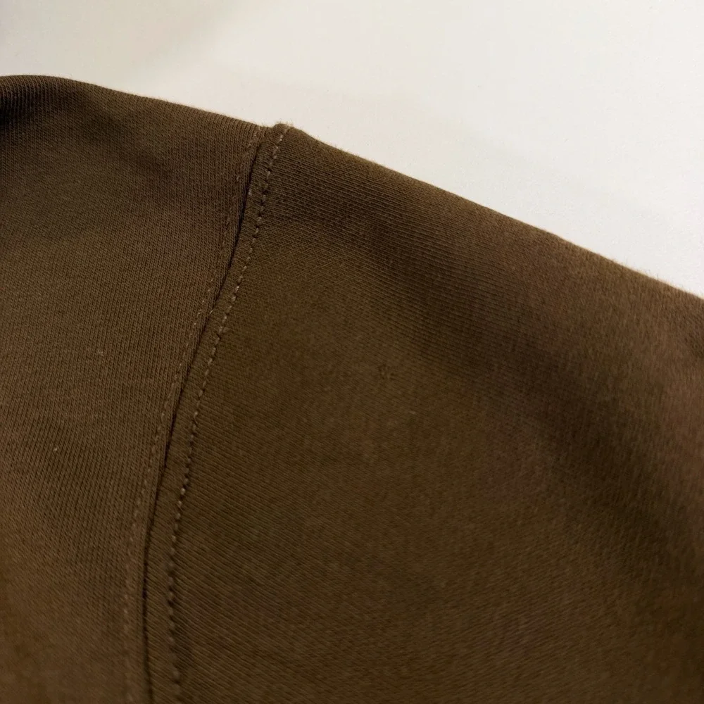 Polo Ralph Lauren Hoodie Sweatshirt Mens M Brown Ski Bear Brown Pockets‎ Hooded